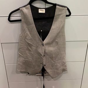 Cute vest too with corset back